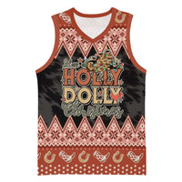 Howdy Christmas Basketball Jersey Have a Holly Jolly Christmas - Wonder Print Shop