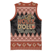 Howdy Christmas Basketball Jersey Have a Holly Jolly Christmas - Wonder Print Shop
