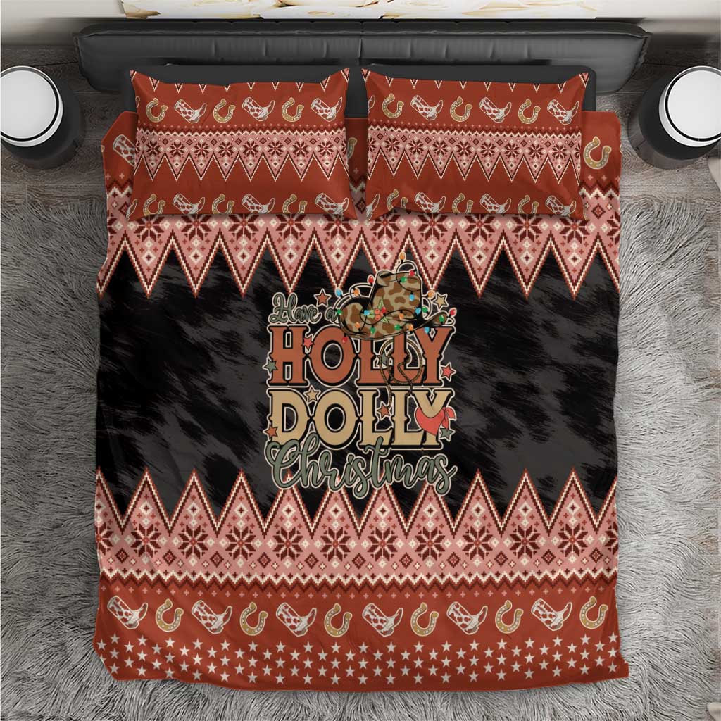 Howdy Christmas Bedding Set Have a Holly Jolly Christmas - Wonder Print Shop