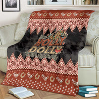 Howdy Christmas Blanket Have a Holly Jolly Christmas - Wonder Print Shop
