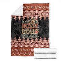 Howdy Christmas Blanket Have a Holly Jolly Christmas - Wonder Print Shop