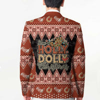 Howdy Christmas Blazer Have a Holly Jolly Christmas - Wonder Print Shop