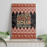 Howdy Christmas Canvas Wall Art Have a Holly Jolly Christmas - Wonder Print Shop
