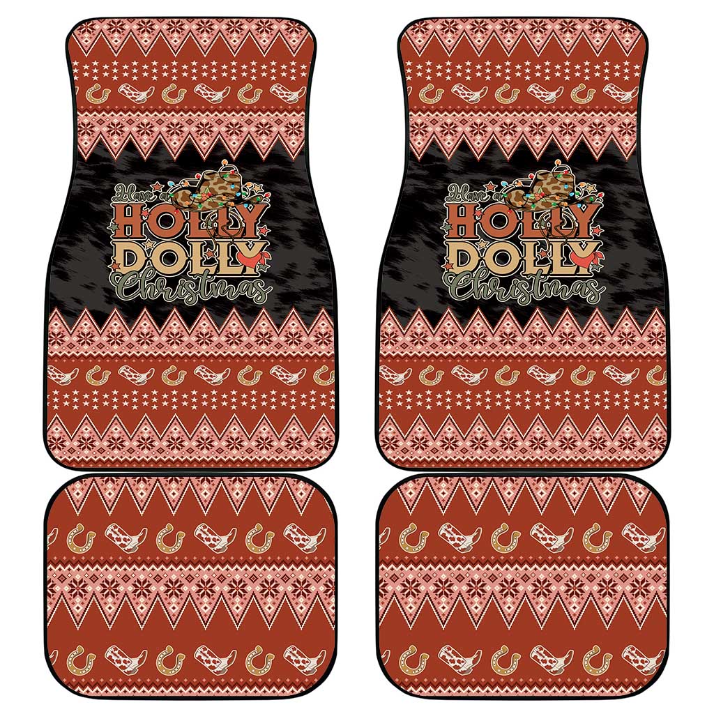 Howdy Christmas Car Mats Have a Holly Jolly Christmas - Wonder Print Shop