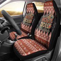 Howdy Christmas Car Seat Cover Have a Holly Jolly Christmas - Wonder Print Shop