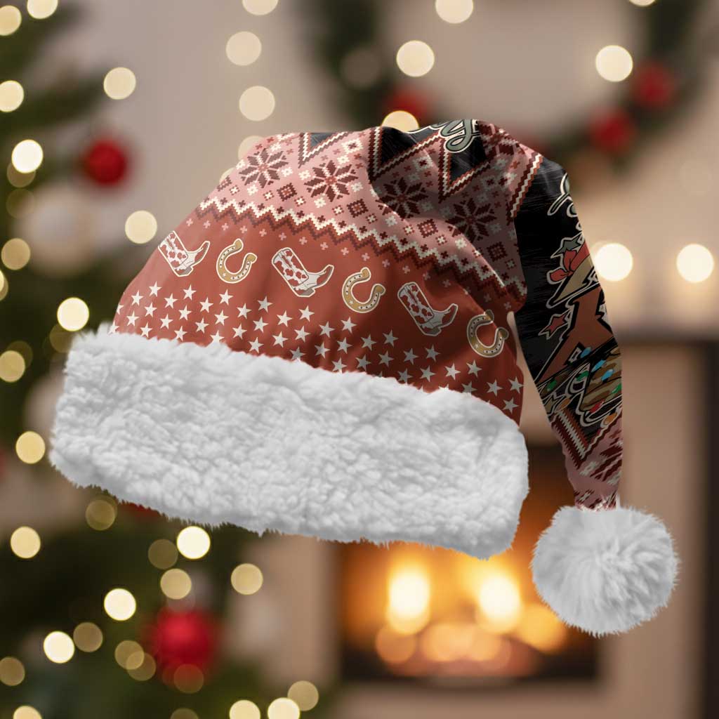 Howdy Christmas Santa Hat Have a Holly Jolly Christmas - Wonder Print Shop