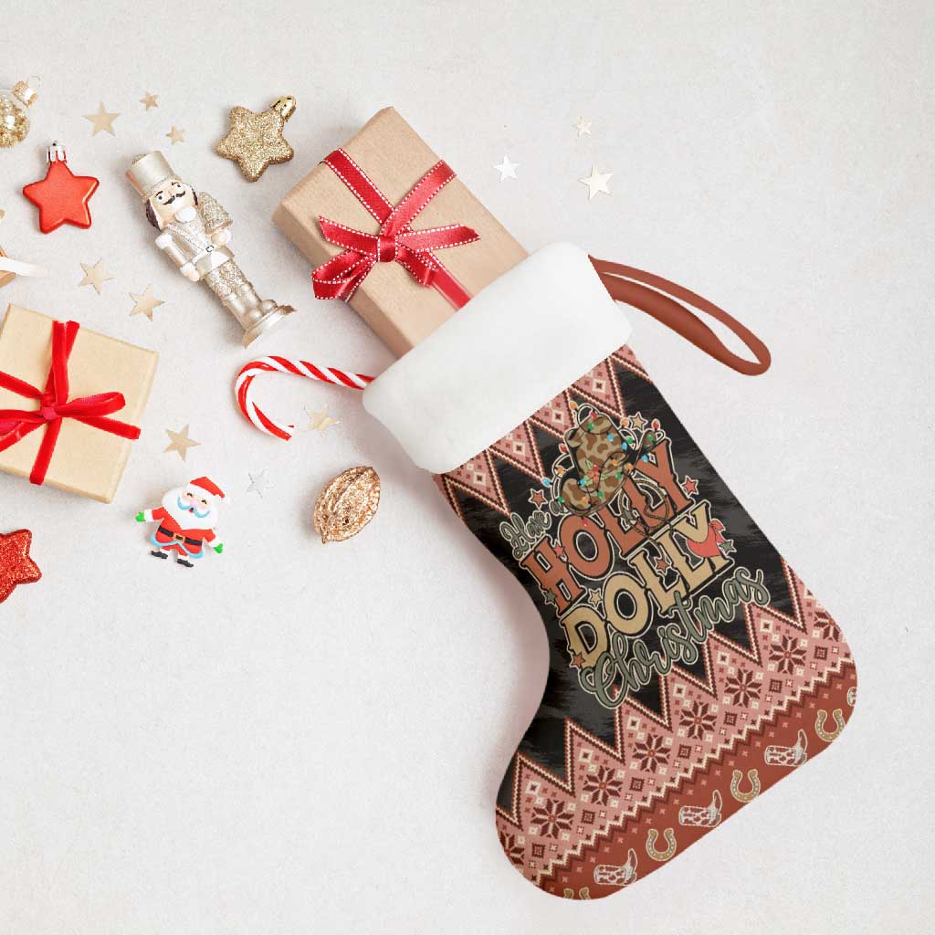 Howdy Christmas Stocking Have a Holly Jolly Christmas - Wonder Print Shop