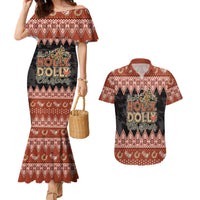 Howdy Christmas Couples Matching Mermaid Dress and Hawaiian Shirt Have a Holly Jolly Christmas - Wonder Print Shop