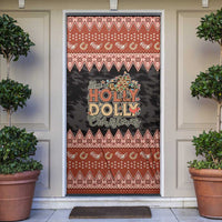 Howdy Christmas Door Cover Have a Holly Jolly Christmas - Wonder Print Shop