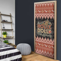 Howdy Christmas Door Cover Have a Holly Jolly Christmas - Wonder Print Shop