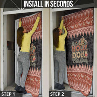 Howdy Christmas Door Cover Have a Holly Jolly Christmas - Wonder Print Shop