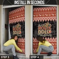 Howdy Christmas Door Cover Have a Holly Jolly Christmas - Wonder Print Shop