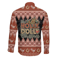 Howdy Christmas Family Matching Long Sleeve Bodycon Dress and Hawaiian Shirt Have a Holly Jolly Christmas - Wonder Print Shop