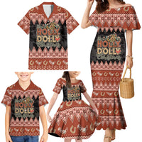 Howdy Christmas Family Matching Mermaid Dress and Hawaiian Shirt Have a Holly Jolly Christmas - Wonder Print Shop