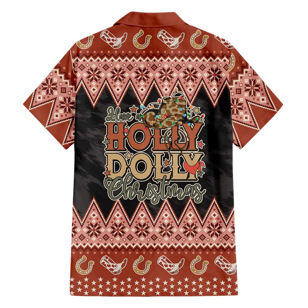 Howdy Christmas Family Matching Mermaid Dress and Hawaiian Shirt Have a Holly Jolly Christmas - Wonder Print Shop
