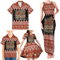 Howdy Christmas Family Matching Tank Maxi Dress and Hawaiian Shirt Have a Holly Jolly Christmas - Wonder Print Shop