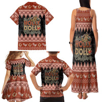 Howdy Christmas Family Matching Tank Maxi Dress and Hawaiian Shirt Have a Holly Jolly Christmas - Wonder Print Shop