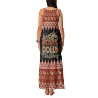Howdy Christmas Family Matching Tank Maxi Dress and Hawaiian Shirt Have a Holly Jolly Christmas - Wonder Print Shop