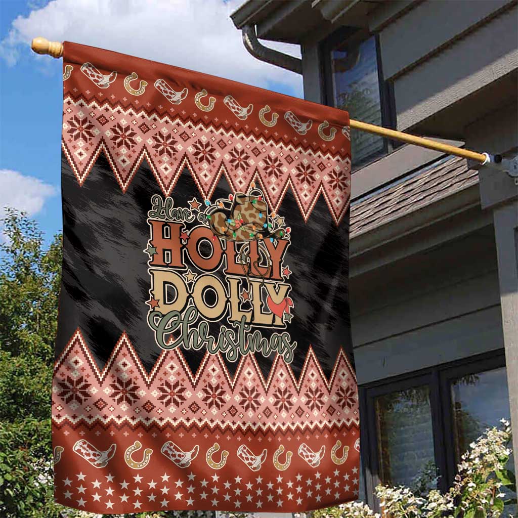 Howdy Christmas Garden Flag Have a Holly Jolly Christmas - Wonder Print Shop