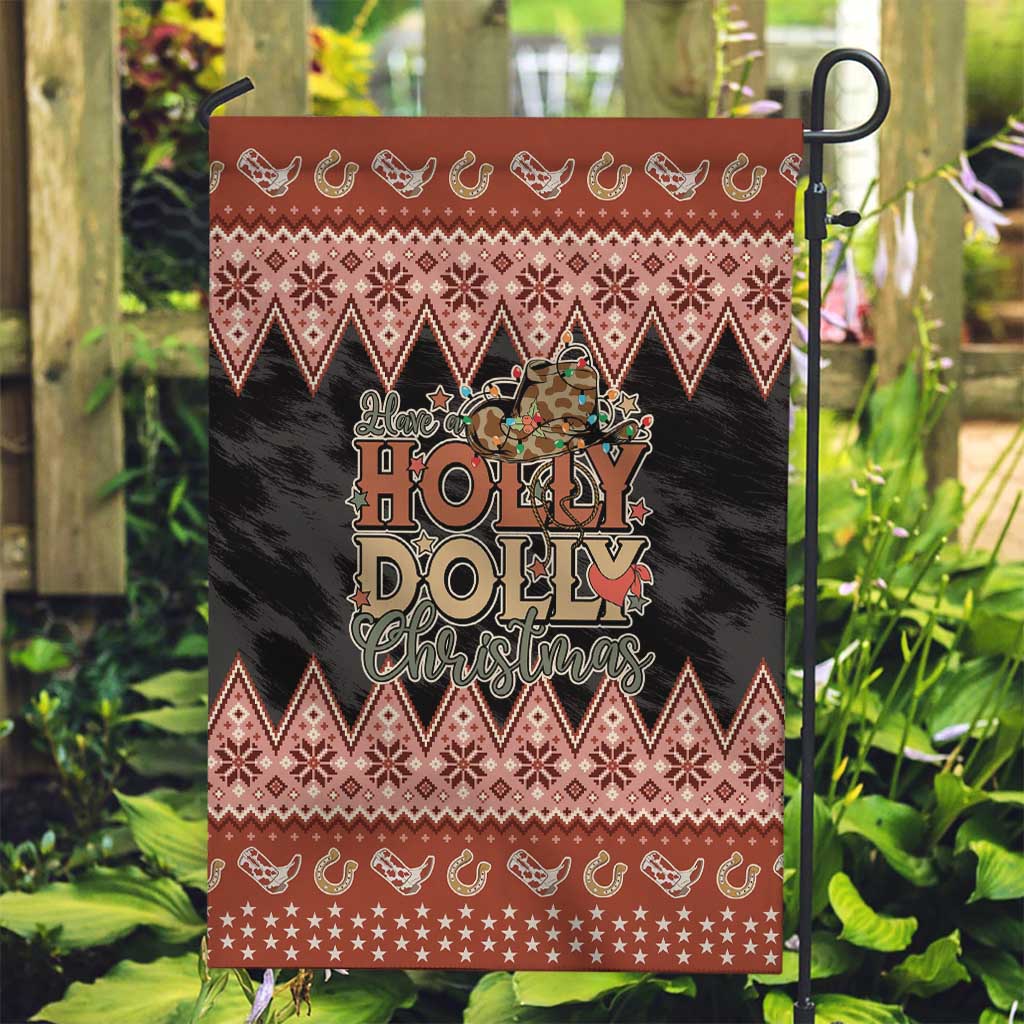 Howdy Christmas Garden Flag Have a Holly Jolly Christmas - Wonder Print Shop