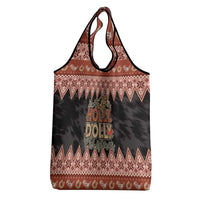 Howdy Christmas Grocery Bag Have a Holly Jolly Christmas - Wonder Print Shop