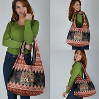 Howdy Christmas Grocery Bag Have a Holly Jolly Christmas - Wonder Print Shop