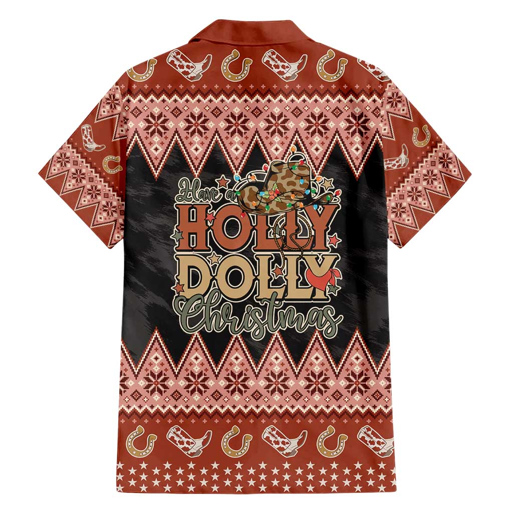 Howdy Christmas Hawaiian Shirt Have a Holly Jolly Christmas - Wonder Print Shop
