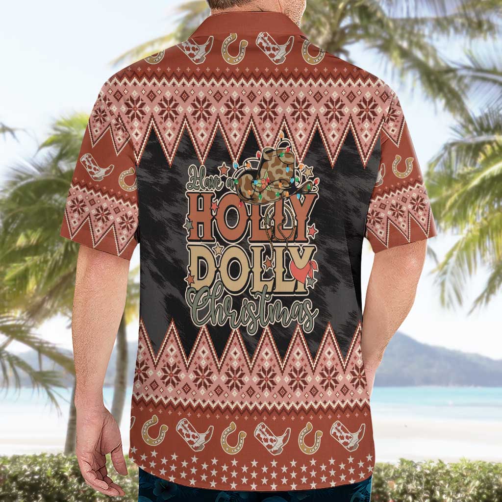 Howdy Christmas Hawaiian Shirt Have a Holly Jolly Christmas - Wonder Print Shop