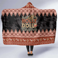 Howdy Christmas Hooded Blanket Have a Holly Jolly Christmas - Wonder Print Shop