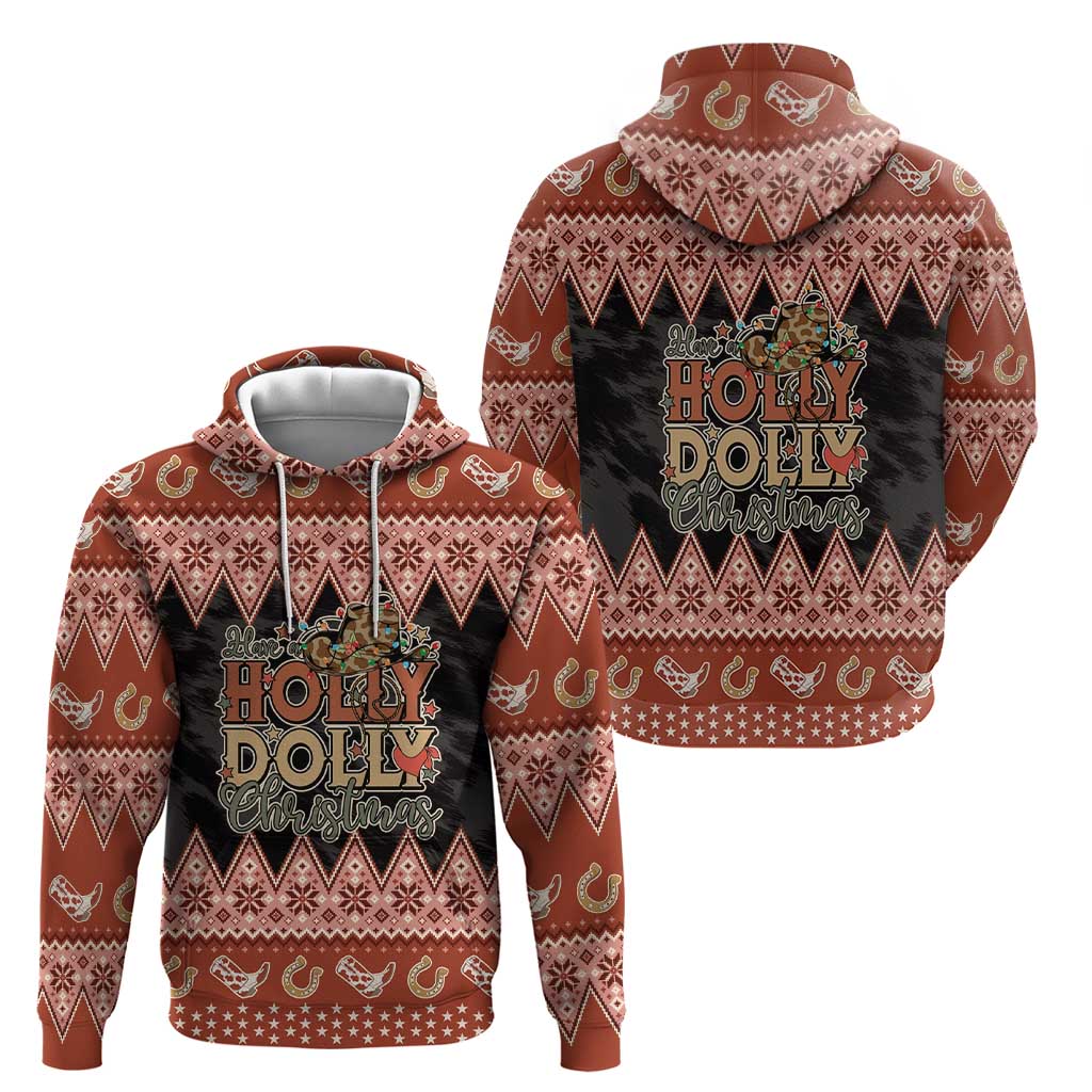 Howdy Christmas Hoodie Have a Holly Jolly Christmas - Wonder Print Shop