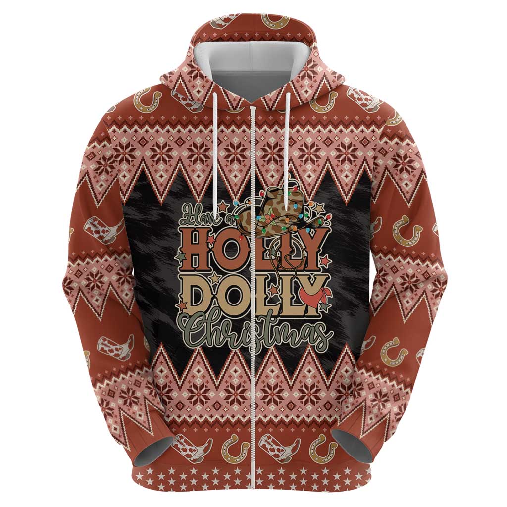 Howdy Christmas Hoodie Have a Holly Jolly Christmas - Wonder Print Shop