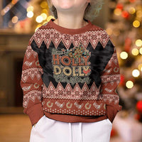 Howdy Christmas Kid Ugly Christmas Sweater Have a Holly Jolly Christmas - Wonder Print Shop