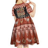 Howdy Christmas Kid Short Sleeve Dress Have a Holly Jolly Christmas - Wonder Print Shop