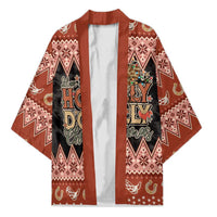 Howdy Christmas Kimono Have a Holly Jolly Christmas - Wonder Print Shop