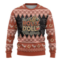 Howdy Christmas Ugly Christmas Sweater Have a Holly Jolly Christmas - Wonder Print Shop