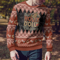 Howdy Christmas Ugly Christmas Sweater Have a Holly Jolly Christmas - Wonder Print Shop