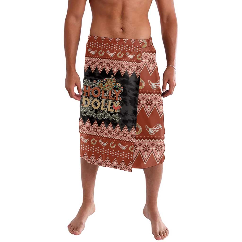Howdy Christmas Lavalava Have a Holly Jolly Christmas - Wonder Print Shop