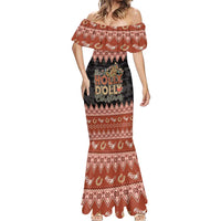 Howdy Christmas Mermaid Dress Have a Holly Jolly Christmas - Wonder Print Shop