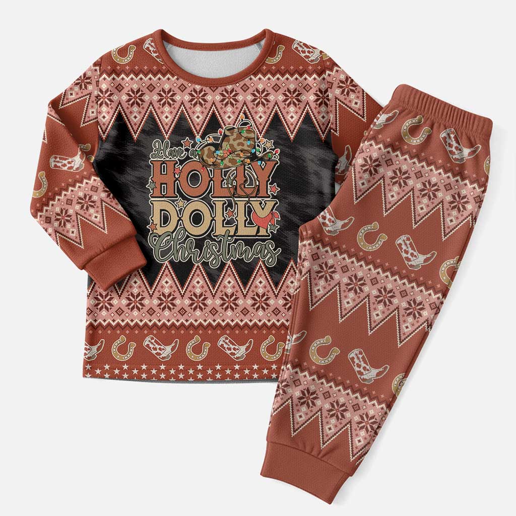 Howdy Christmas Pajama Set Have a Holly Jolly Christmas - Wonder Print Shop