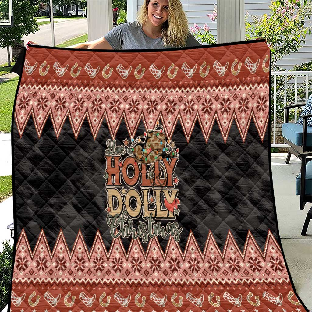 Howdy Christmas Quilt Have a Holly Jolly Christmas - Wonder Print Shop