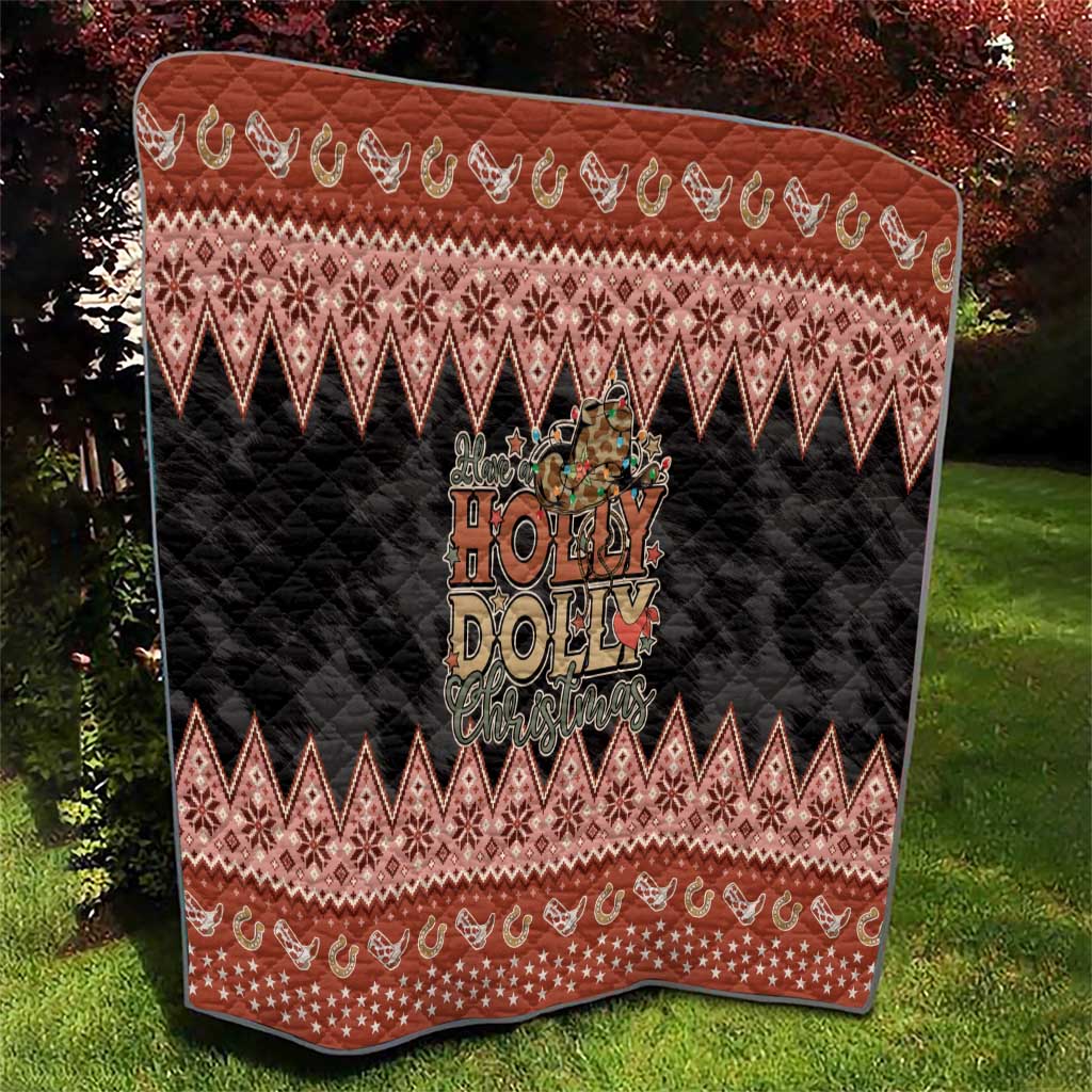 Howdy Christmas Quilt Have a Holly Jolly Christmas - Wonder Print Shop