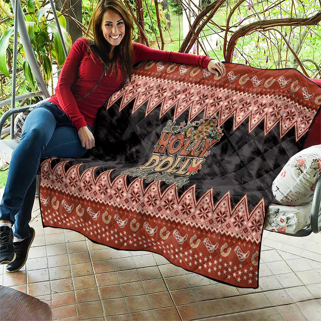 Howdy Christmas Quilt Have a Holly Jolly Christmas - Wonder Print Shop