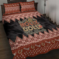 Howdy Christmas Quilt Bed Set Have a Holly Jolly Christmas - Wonder Print Shop