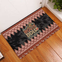 Howdy Christmas Rubber Doormat Have a Holly Jolly Christmas - Wonder Print Shop