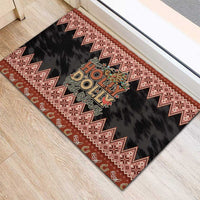 Howdy Christmas Rubber Doormat Have a Holly Jolly Christmas - Wonder Print Shop