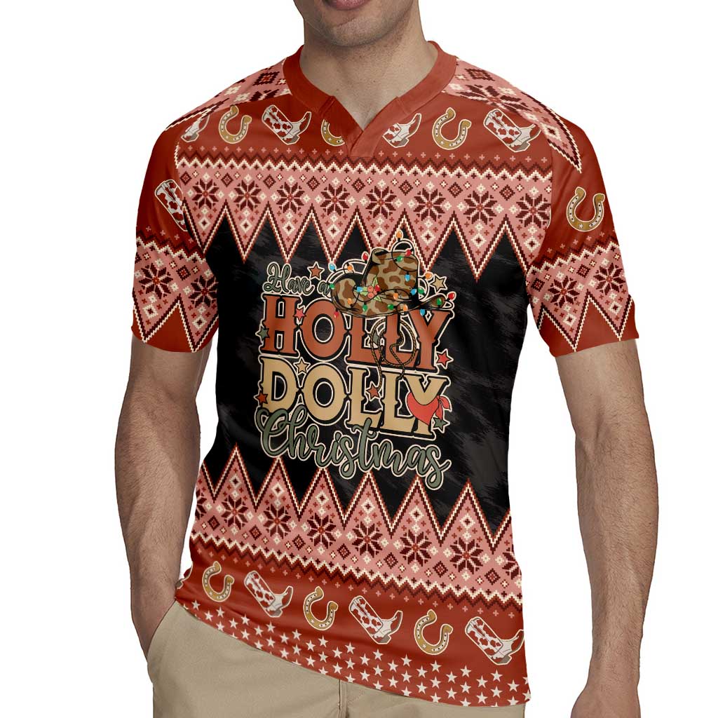 Howdy Christmas Rugby Jersey Have a Holly Jolly Christmas - Wonder Print Shop