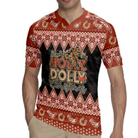 Howdy Christmas Rugby Jersey Have a Holly Jolly Christmas - Wonder Print Shop