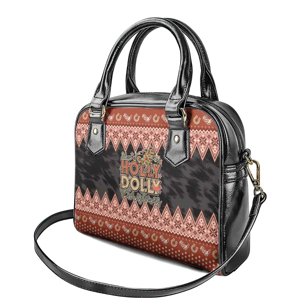 Howdy Christmas Shoulder Handbag Have a Holly Jolly Christmas - Wonder Print Shop