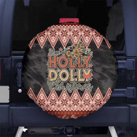 Howdy Christmas Spare Tire Cover Have a Holly Jolly Christmas - Wonder Print Shop