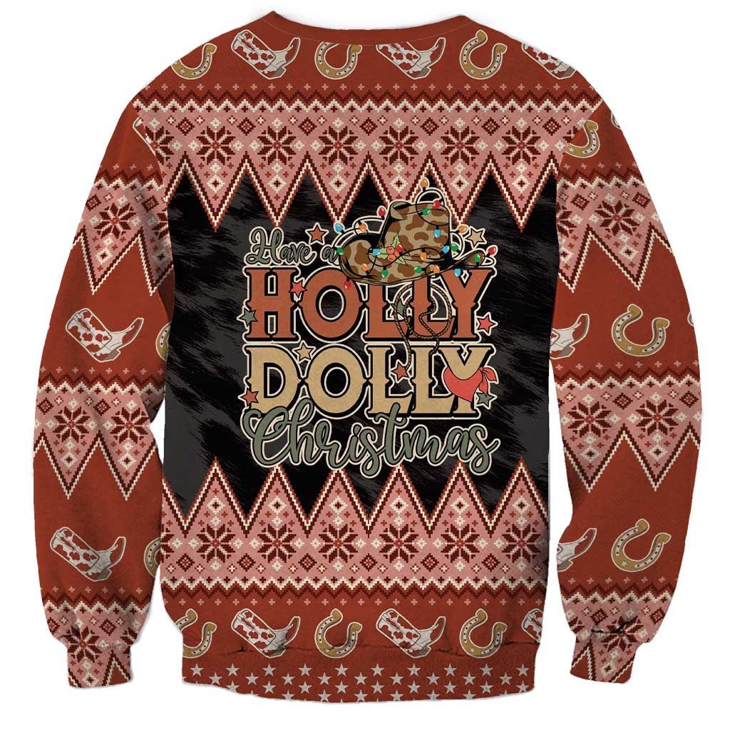 Howdy Christmas Sweatshirt Have a Holly Jolly Christmas - Wonder Print Shop